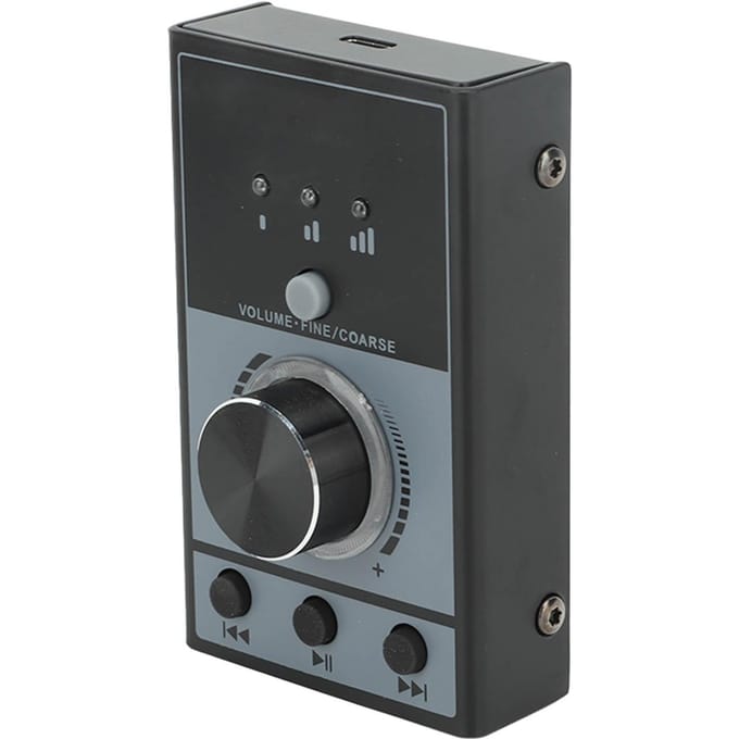 USB Volume Regelaar Volume Knop Schakelaar Multimedia Geluidsregelaar voor Computer Telefoon black