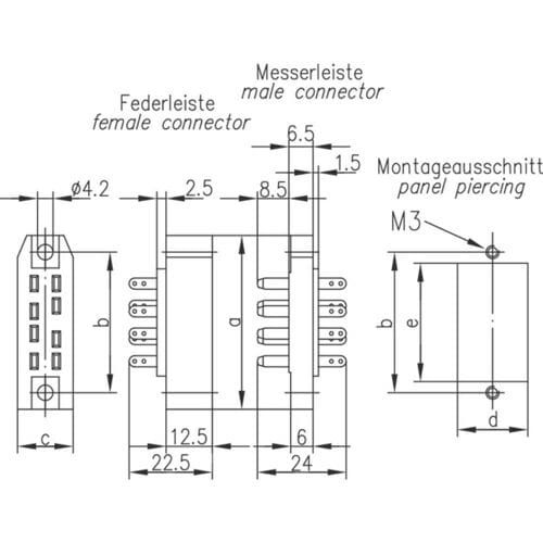Telegärtner 100023247 Female connector Totaal aantal polen 8 1 stuk(s)
