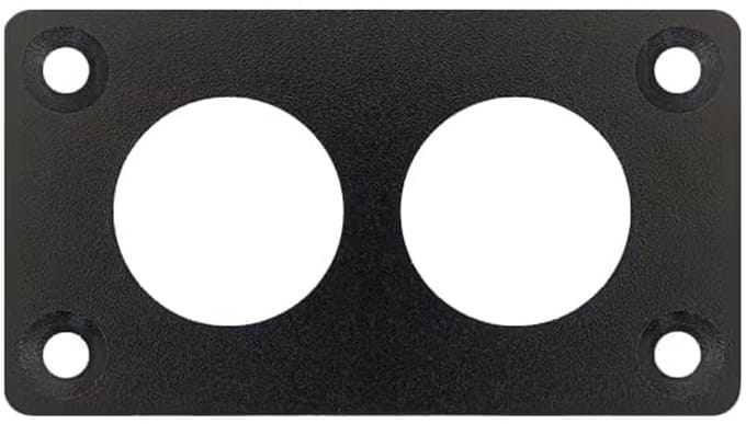 ProRide Drukschakelaar Paneel voor 16mm - 2-voudig - Zwart
