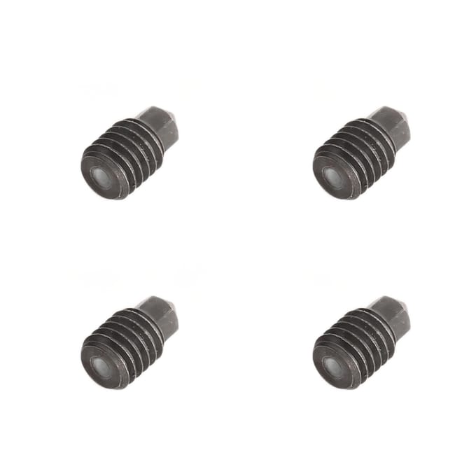 4 STUKS 3D Printer Nozzle 0,4 mm 1,75 Gehard Staal Hittebestendig Printer Extruder Nozzle gray