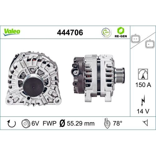 Driefasige generator VALEO RE-GEN AT VALEO 444706