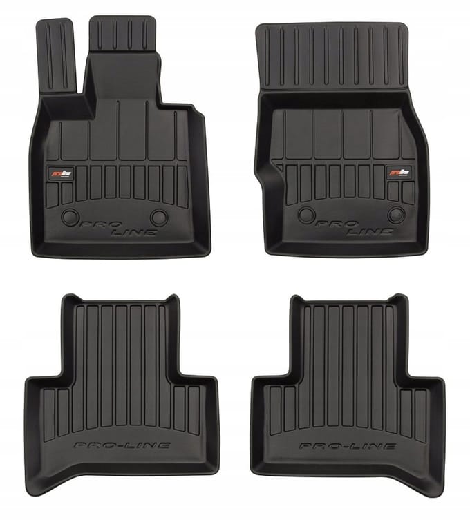 FROGUM 3D - Automatten Set - Perfecte Pasvorm - Geurloos TPE - Hoge 6cm Rand