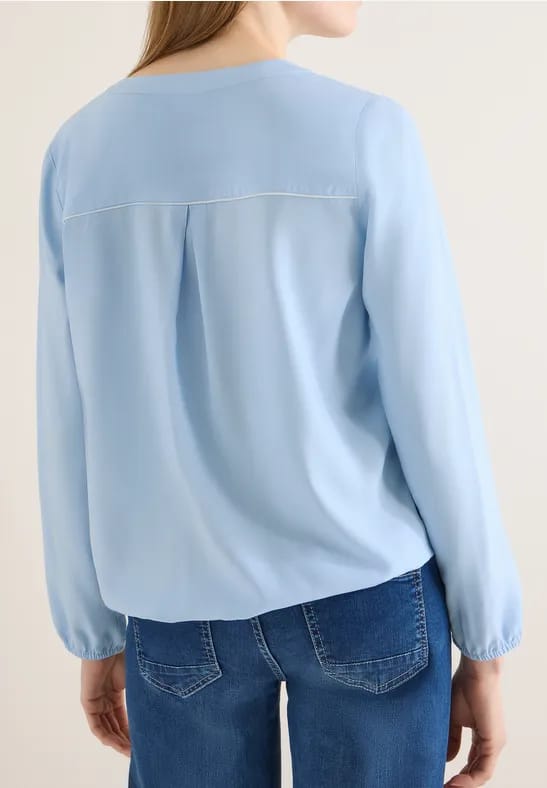 Blouse in effen kleur