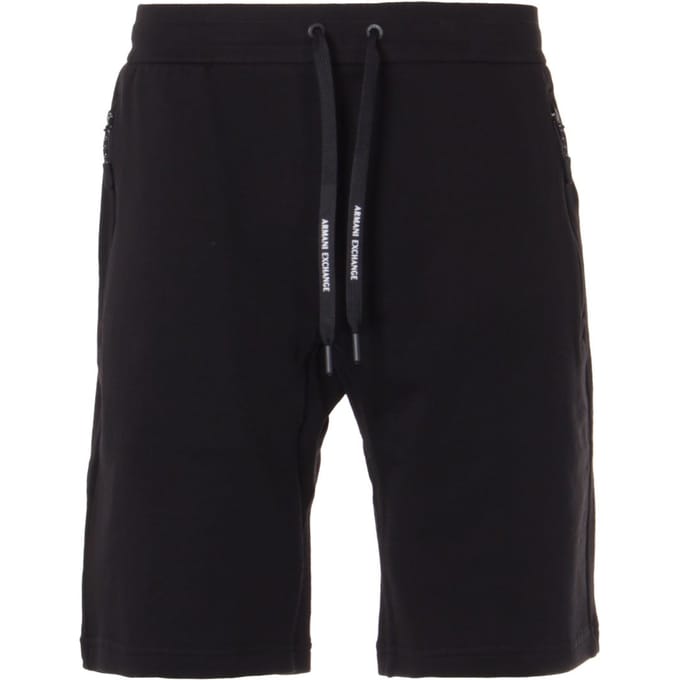 Armani Exchange Zip Pocket Sweatshorts - Zwart