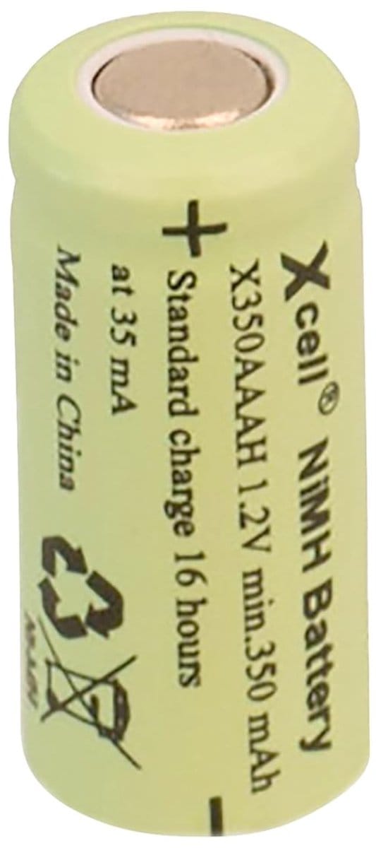 Oplaadbare Batterij - 1/2 AAA NiMH - Apparaten Voeden - 350mAh Capaciteit - 1.2V