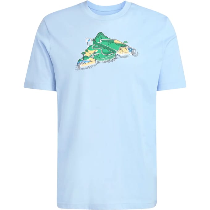 adidas T-shirt Heren Novelty Mint Blauw - Maat M