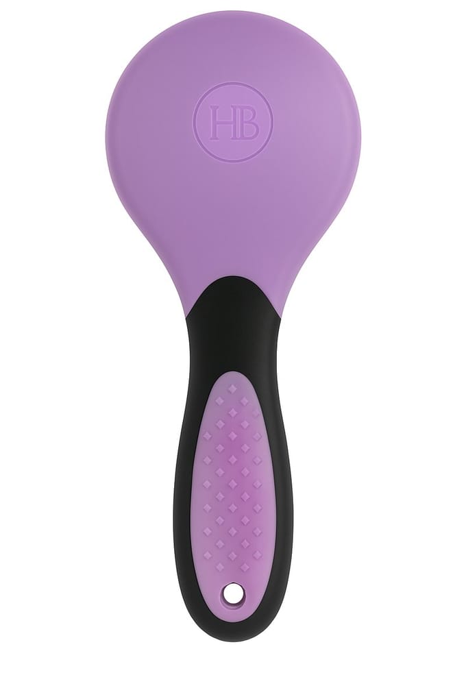 HB Ruitersport - Staart & Manenborstel - Soft Touch Handvat - Paars