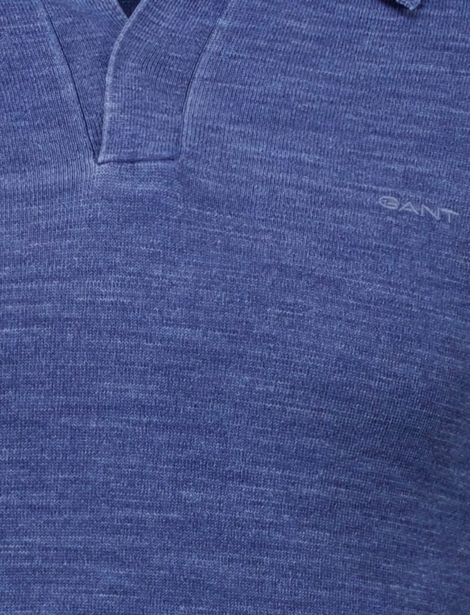 Gant poloshirt korte mouw blauw