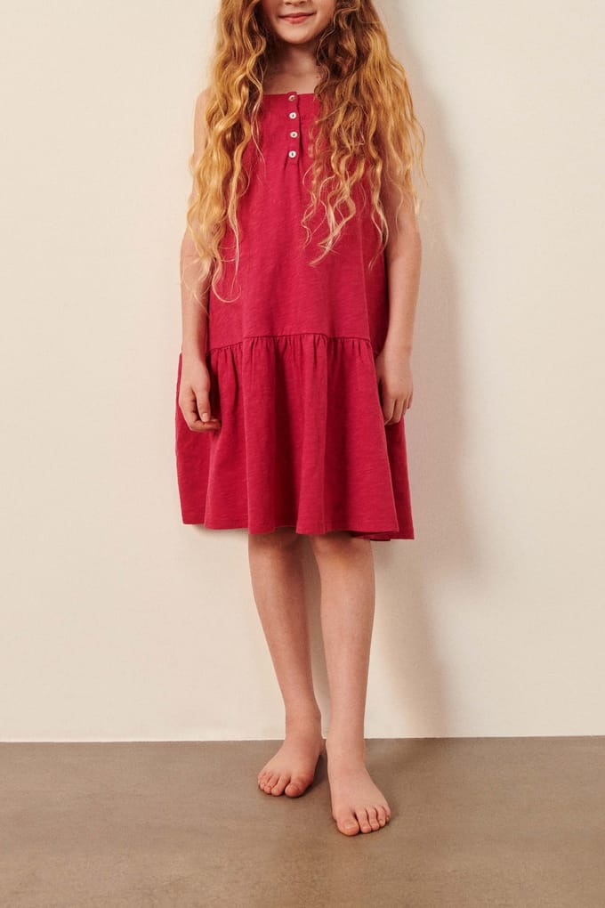 BA&SH Robe Kmogie Framboise Size: M | Dresses Outlet | Dames |
