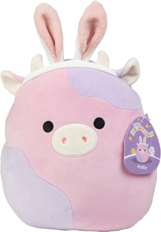 Squishmallows Patty de Paarse Koe Pluche Knuffel XL 50 cm