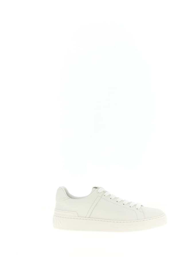 Balmain Witte Kalfsleren Sneakers
