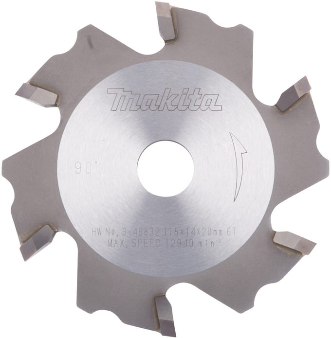 Makita B-48832 Specialized Cirkelzaagblad - 118 x 20 x 6T - Aluminium