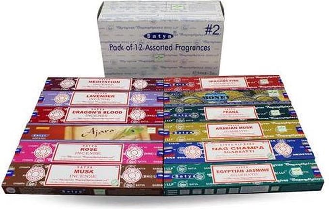 Satya Wierook Assortiment 2 – 12 Soorten (12 pakjes)