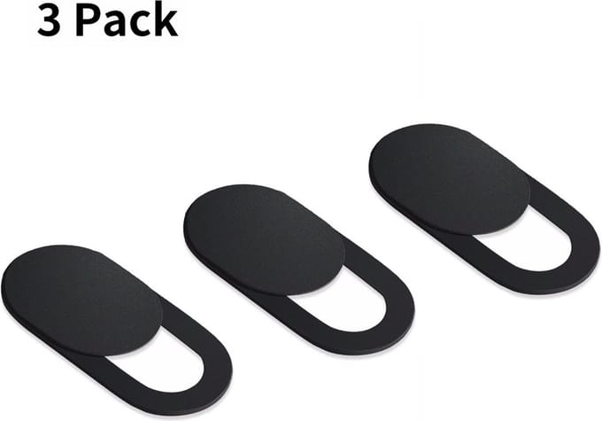 Peachy Webcam Cover 3 stuks Camera Privacy Schuifje - Laptop Telefoon Tablet geschikt voor iPhone / iPad