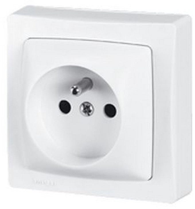 Legrand enkel stopcontact 2-polig + aarding.