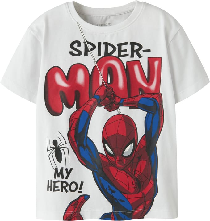 NAME IT - NMMMARVIN SPIDER SS NREG TOP NOOS MAR - Jongens - T-shirts