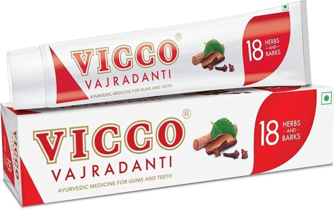 Tandpasta met ayurvedische kruiden, Vicco vajradanti