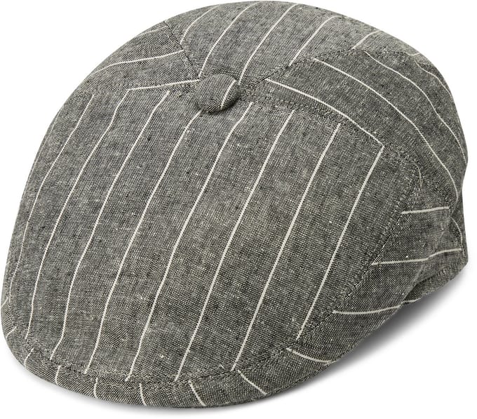 Marco Grijze en Witgestreepte Moda Platte Pet