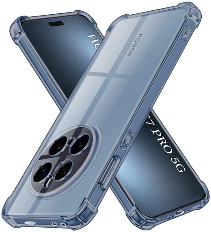 Hoesje geschikt voor HONOR Magic7 Pro - Techsuit Shockproof Silicone Back Cover - Zwart