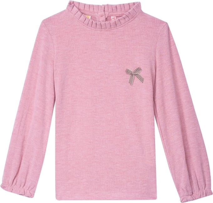 Someone Meisjes t-shirt LS - Oud roze