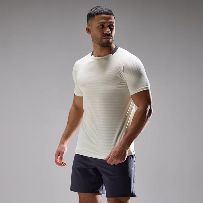MP Men's Training Ultra Gridded T-Shirt - Platinum - M