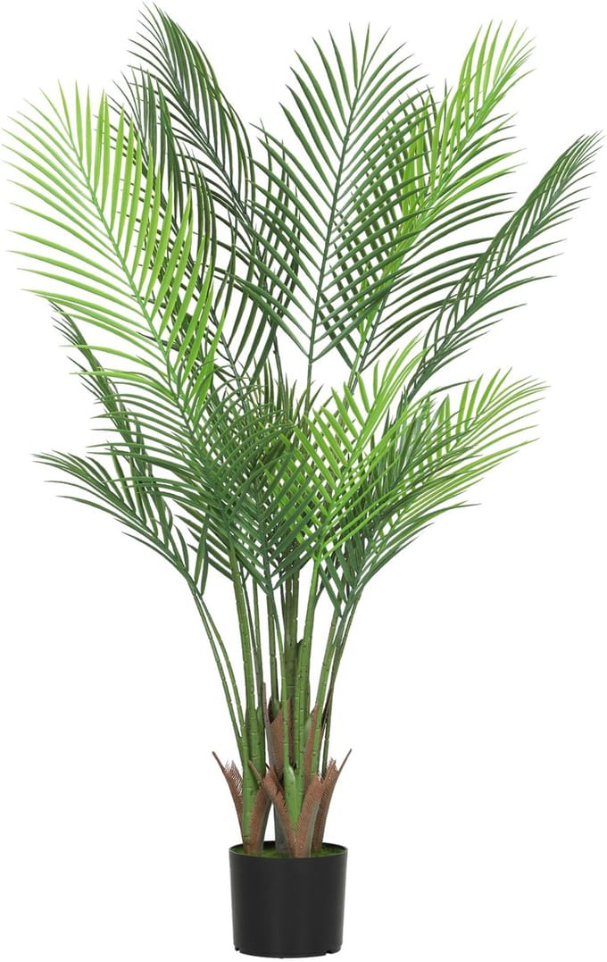 HOMCOM-Kunstpalm-Kunststof-16,5x16,5x120cm-Groen