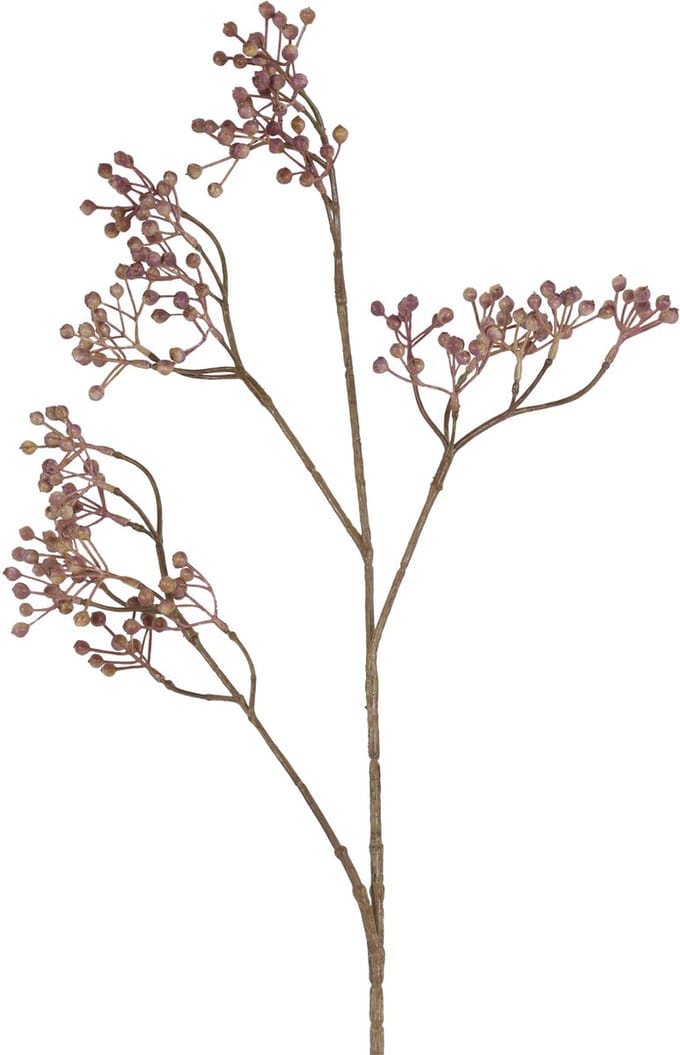 Countryfield kunstbes decoratie Ilex Verticillata S paar 77cm multicolor.