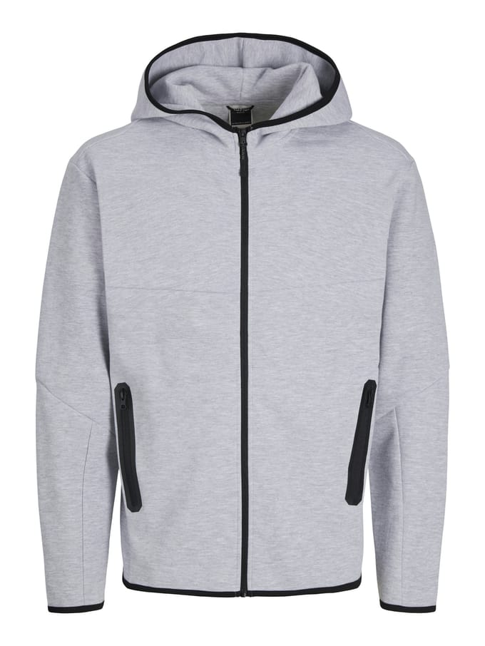 JACK&JONES JCOFUSION SWEAT ZIP HOOD NOOS Heren Vest - Maat L
