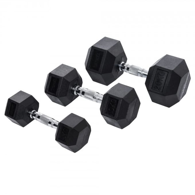 Taurus Hex TPE Dumbbell, single 10 kg
