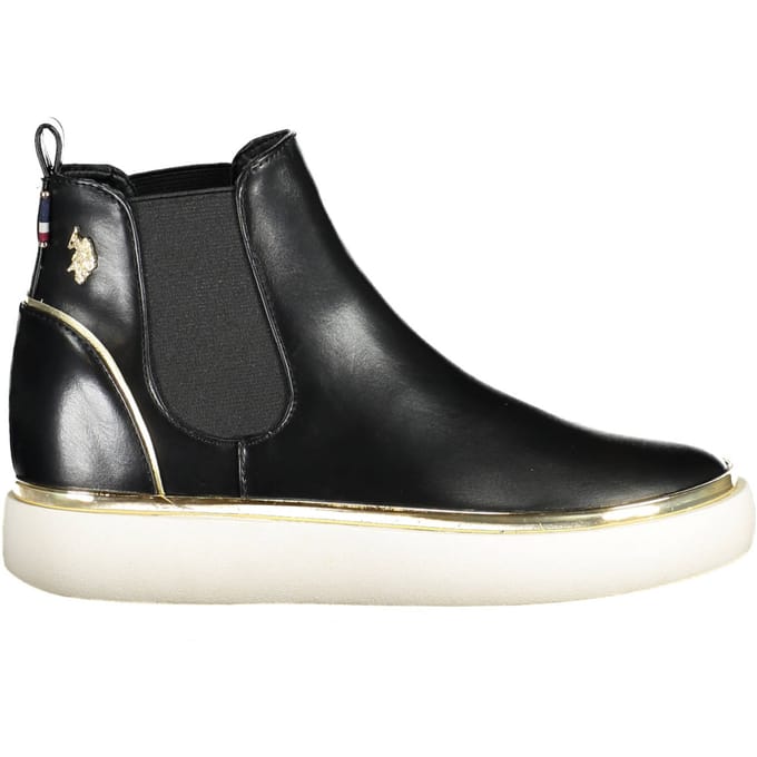 U.S. Polo Assn. Zwarte Tienerlaars
