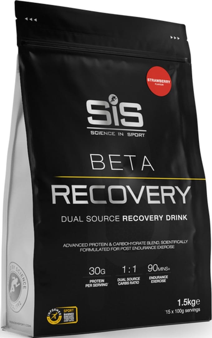 SIS Beta Recovery (1500g) Strawberry - Intra- & Post-Workout - voor na de training