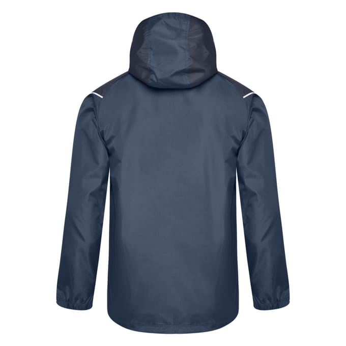 Umbro Waterdichte jas met capuchon voor kinderen (Marine/Peacoat/Briljant Wit)