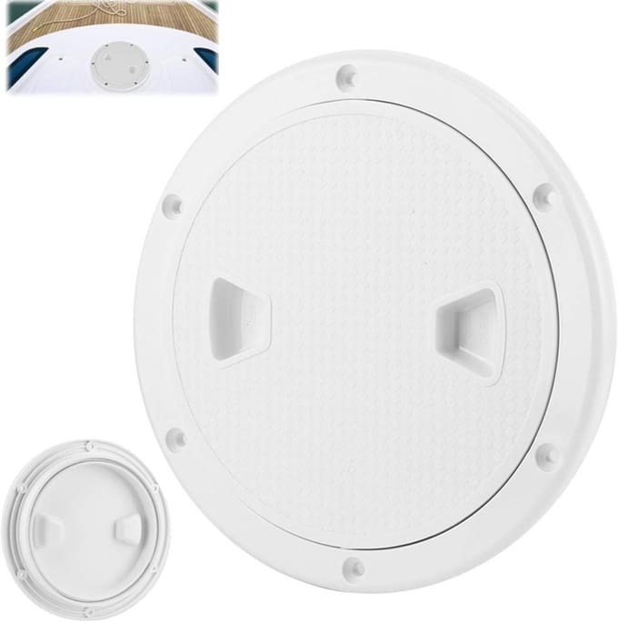 Allecto - Dekplaat Hatch Cover - Marine Inspectie Luikdeksel - Wit