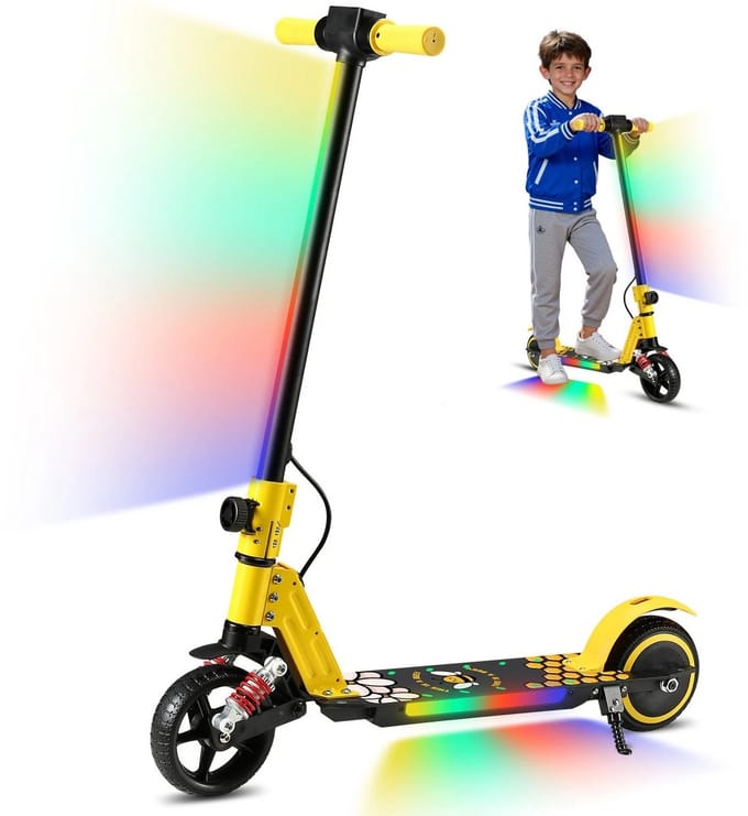 Simate Elektrische Step voor kinderen - 6-12 jaar - 130W - Inklapbaar
