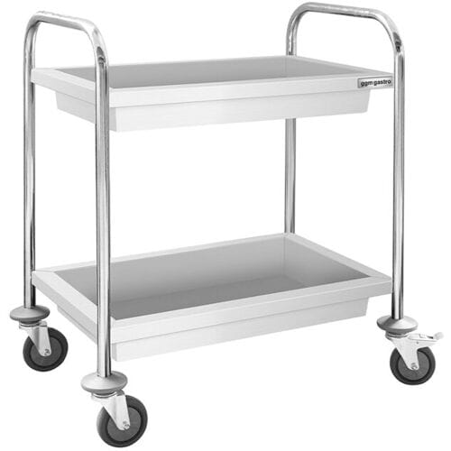 GGM Gastro Servierwagen - 750x400mm - mit 2 Wannen