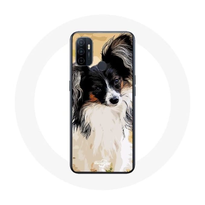 Oppo A53 Case Continental miniatuurspaniël Papillon hondenras