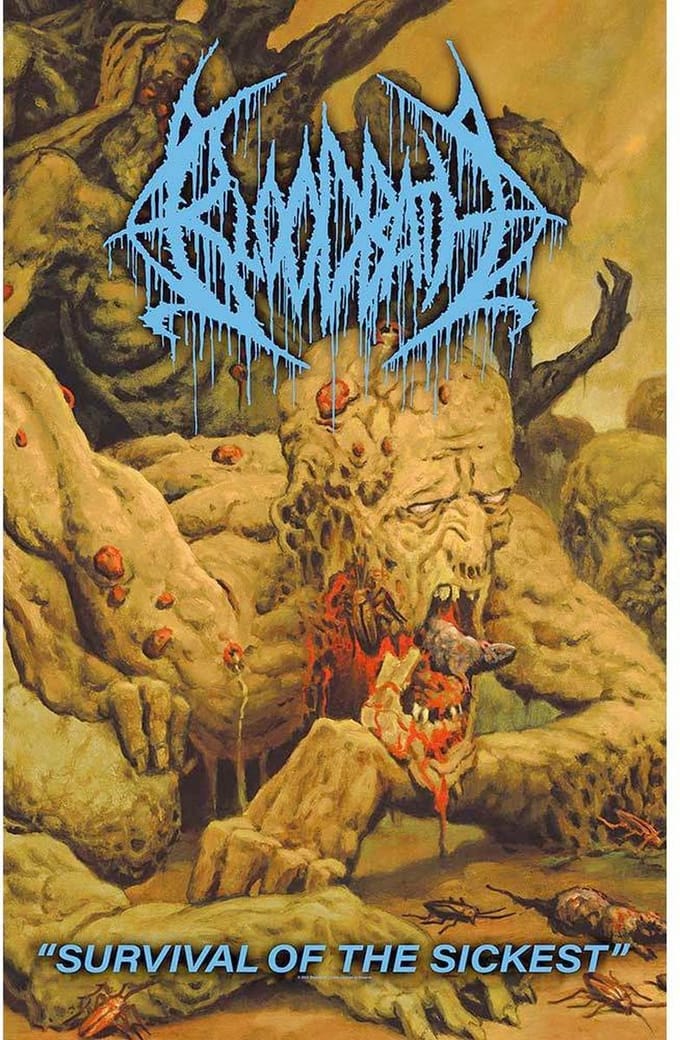 Bloodbath - Survival Of The Sickest Textiel Poster - Multicolours
