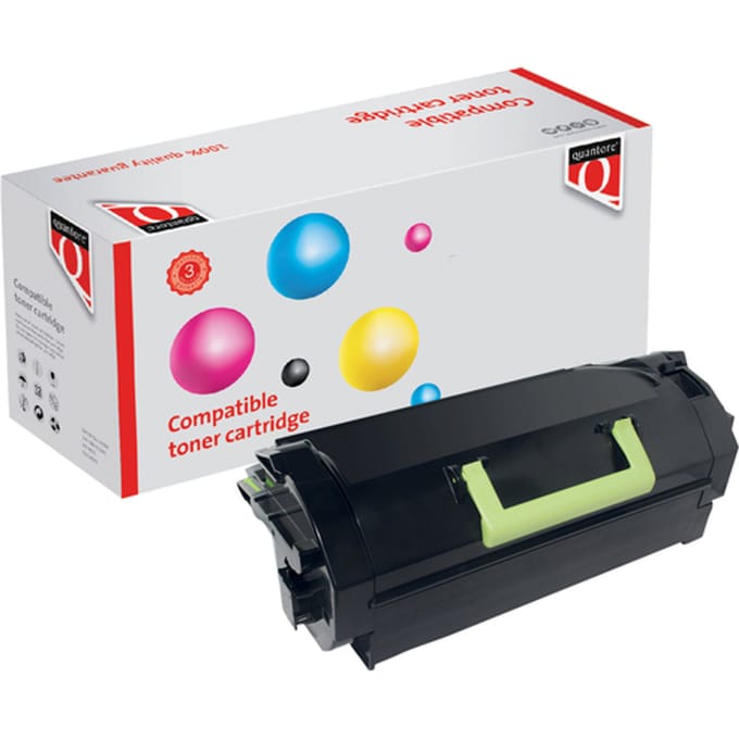 Tonercartridge Quantore alternatief tbv Lexmark 53B2H00 zwart