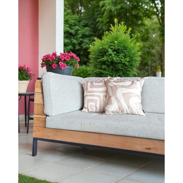 NOVÉE Sierkussen abstract square outdoor | 45 x 45 cm | katoen/polyester