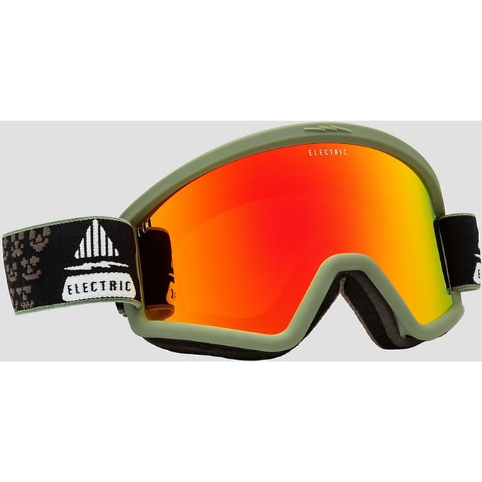 Electric Hex Drama Moss Black+Bonus Lens Rose Goggle zwart