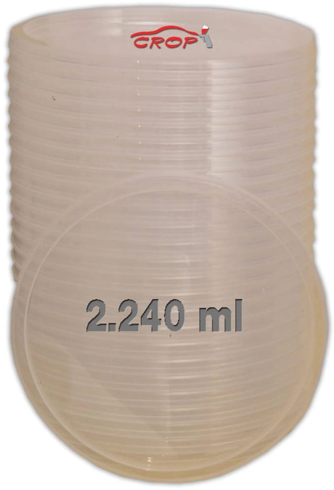 Deksels voor FINIXA Mengbekers 2240ml - 50 stuks