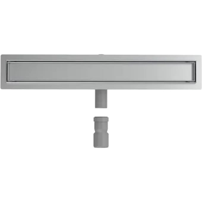 L'Aqua Doucheputje tegel lineair 90 cm roestvrij staal