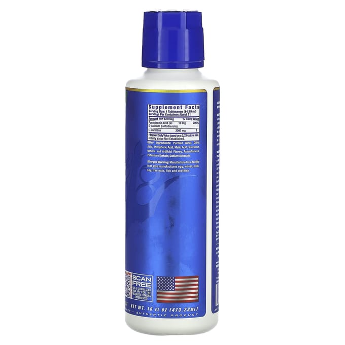 Ronnie Coleman, Vital Edition, L-CarnitineXS 3000, Saveur Pomme Acide, 16 fl oz (473,28 ml)