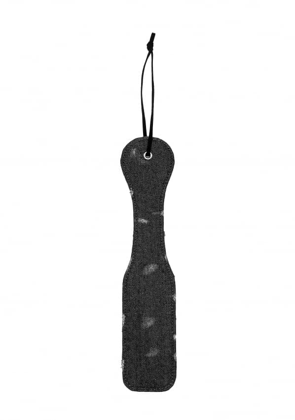 Ouch Denim Paddle - Ruwe denimstijl - Zwart