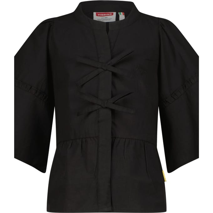 Vingino Loretta Deep Black Taglia: 12 | Camicie Outlet | kids | Nero