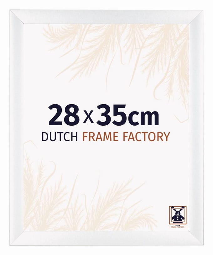 Fotolijst 28x35 cm - MDF - Wit Mat - Praag