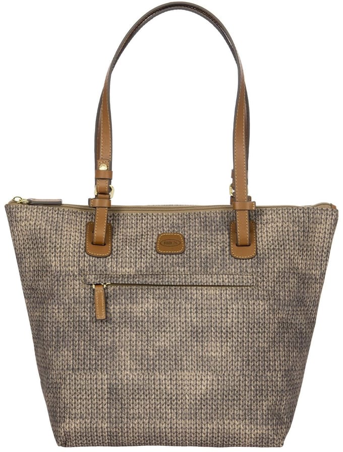 BRIC'S handtas schoudertas X-Bag Medium Sportina Wool Nut bruine