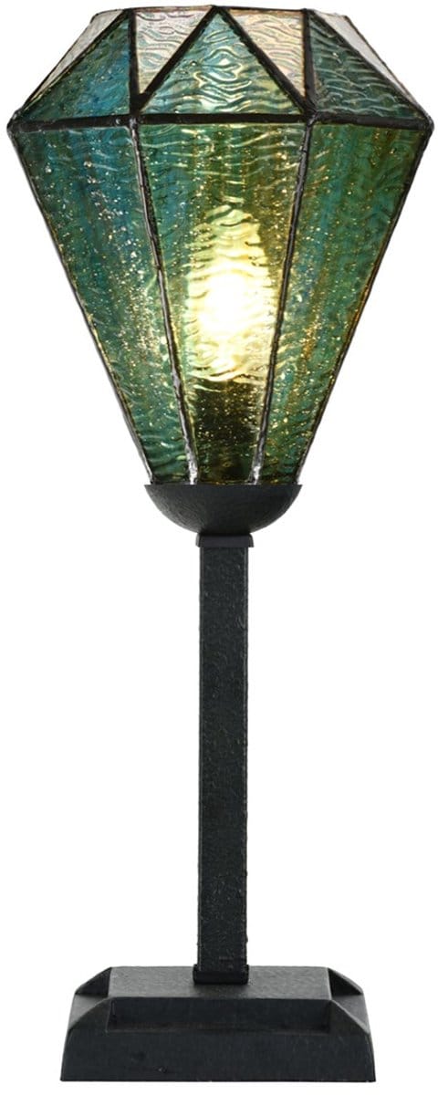 Tiffany Tafellamp Arata Green - Art Deco Trade
