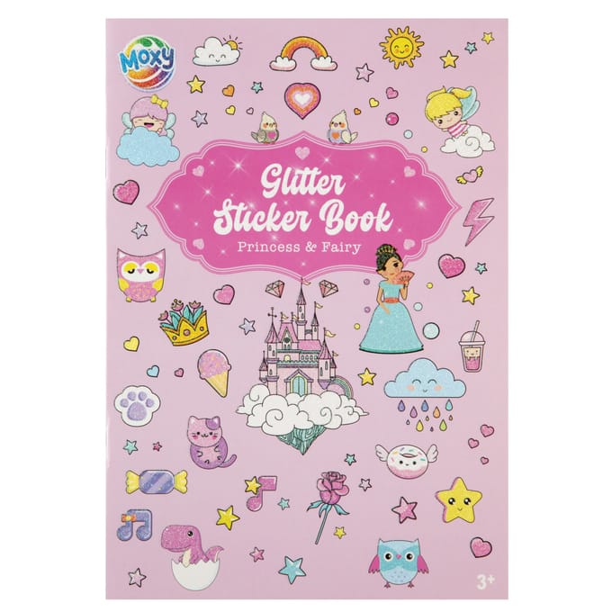 Creative Craft Group Stickerbook Glitter A5 2 ass.