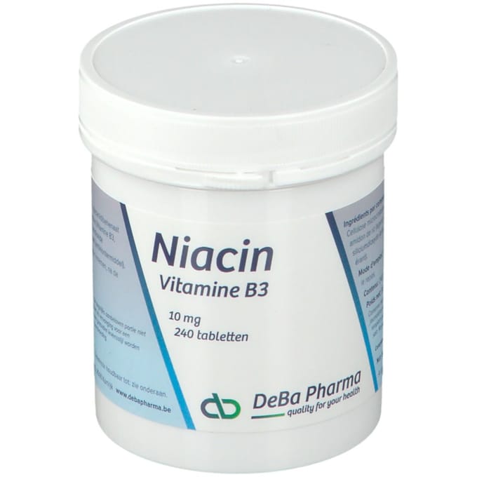 DeBa Pharma Niacin 10mg 240 Tabletten
